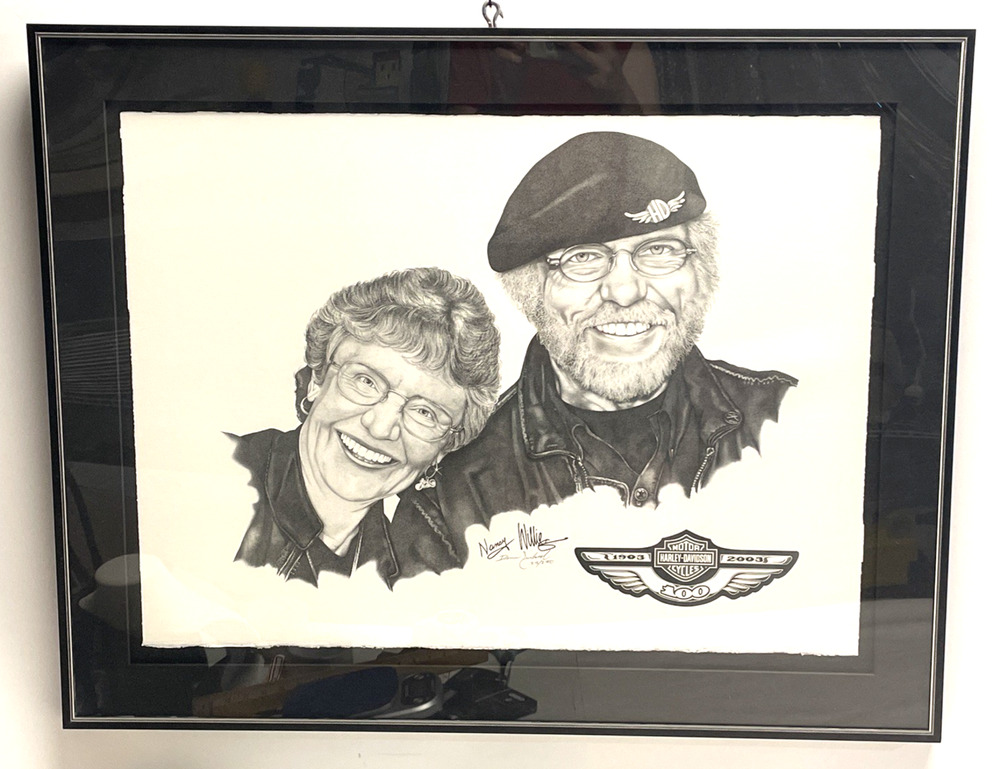 Harley Davidson 100th Anniversary Ride Free Signed Dennis Jackson Dot Man 25/250